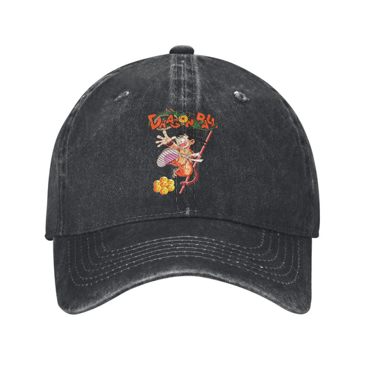 Goku and the Dragon Ball Z Men Women Baseball Cap  Distressed Washed Caps Hat Casual Outdoor Activities Adjustable Snapback Cap