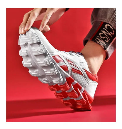 Brand trend size 46 47 48 men's wear-resistant cushioning thick-soled fitness sneakers, outdoor breathable running shoes for men