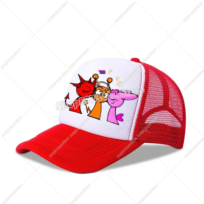 Sprunkis Baseball Caps Boys Casuals Hats Game Figure Printed Women Man Sports Sun Hat Adjustable Peaked Cap Bonnets Girls Gifts