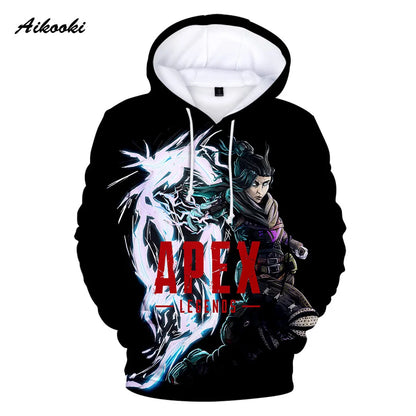 Personality 3D Printed Game Apex Legends Hoodies Sweatshirts Men Women High Quality Hoody Game Long Sleeve Plus Size Hoodies