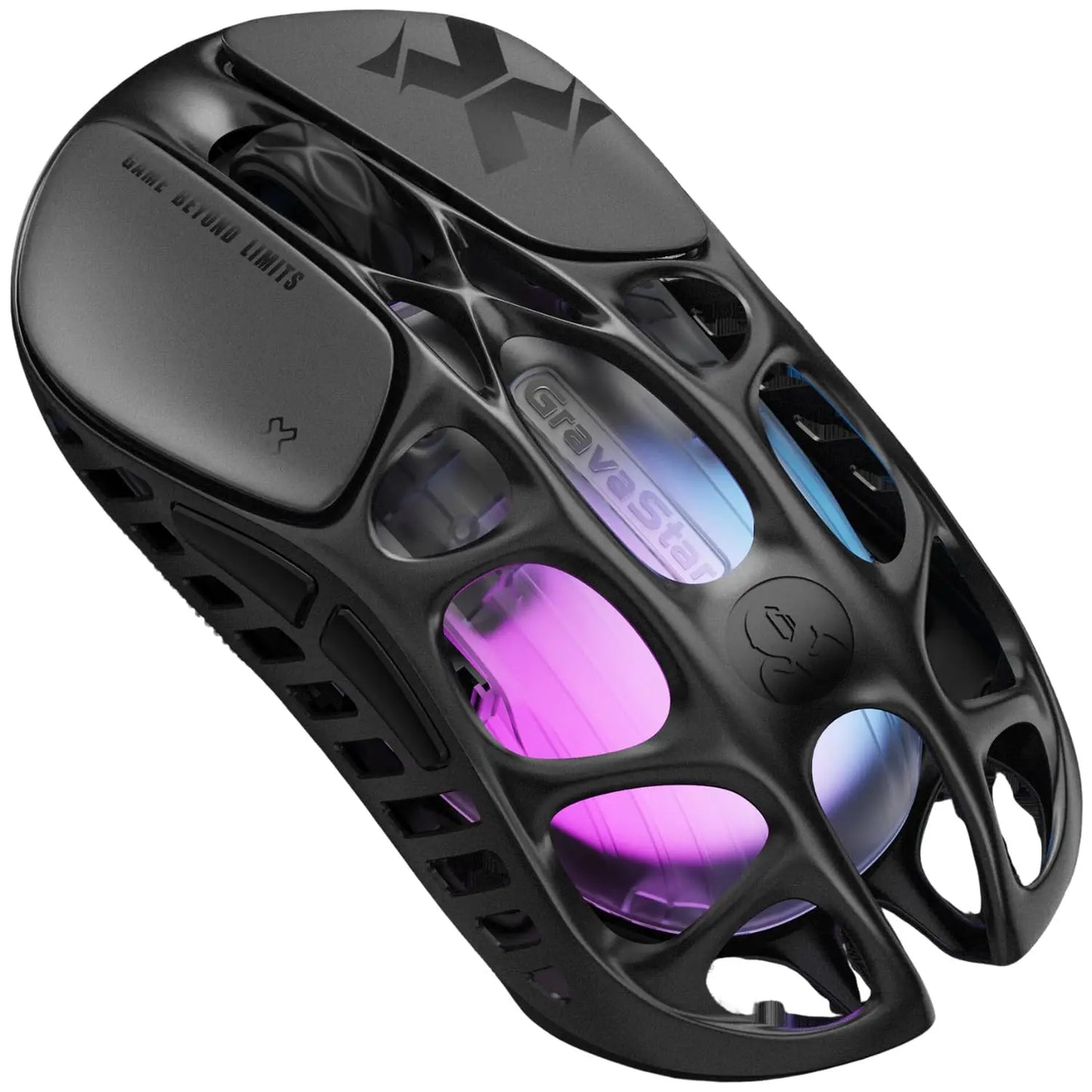 GravaStar Mercury X bežični gaming miš – senzor PAW 3950 od 32,000 DPI, brzina osvježavanja 1000Hz, samo 49g, šuplji okvir od magnezijske legure