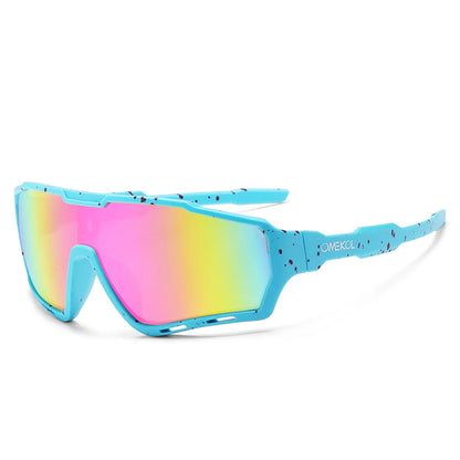 OMEKOL New UV400 Cycling Sunglasses Men Women Softball Fishing Hiking Running Eyewear Outdoor Goggles Baseball Sport Sun Glasses