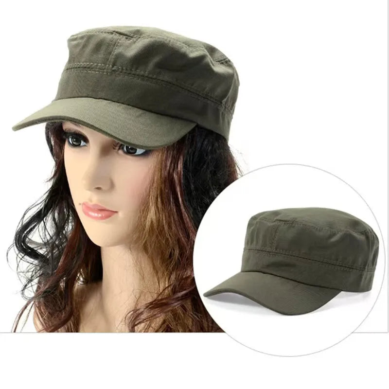 New Spring Solid Military Tactical Baseball Cap Unisex Outdoor Sport Snapback Hat for Male Female Sailor Style