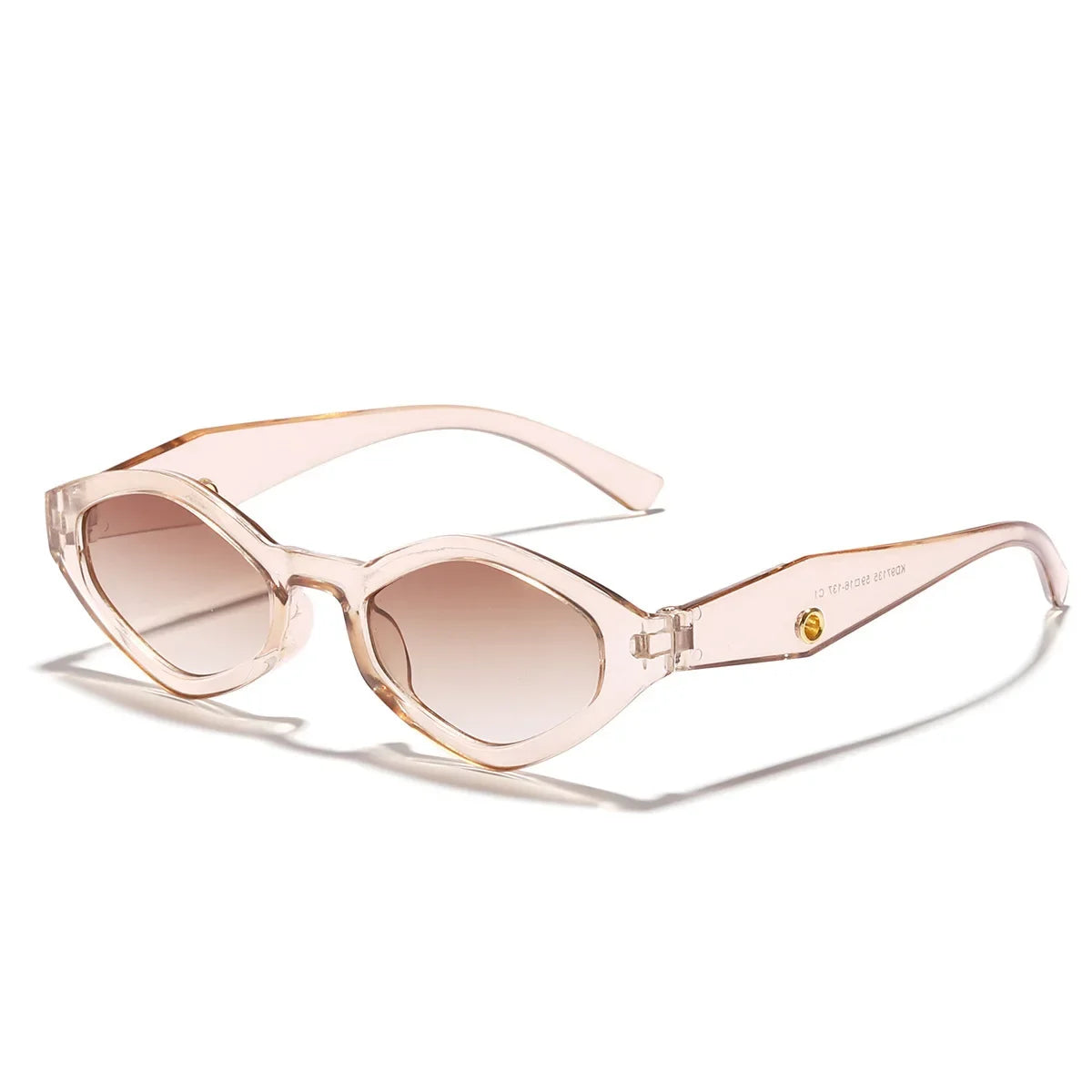 European and American Versatile Irregular Small Frame Sunglasses Fashionable and Trendy UV Resistant Street Photography Glasses