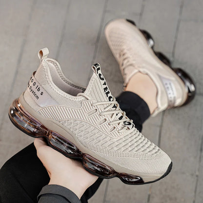 Luxury Men's Sneakers Casual Breathable Trainer Race Fashion Loafers Running Shoes for Male Tenis