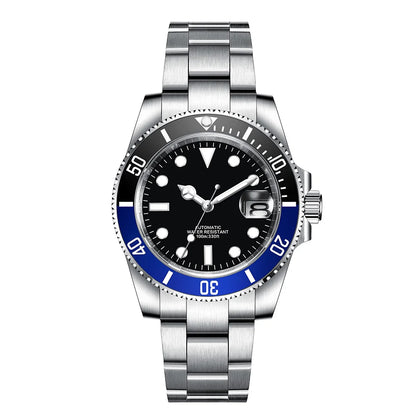 Customized Logo Men's Mechanical Automatic Wristwatch NH35 Movement 40mm Dial 100M Waterproof Sapphire Glass DIY Corgeut