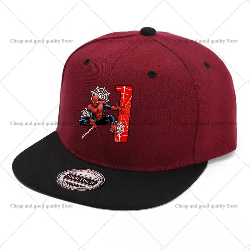 Spidermans Cap Women Men Plain Snapback Hat High Quality Adult Hip Hop Baseball Cap Men Women Outdoor Leisure Baseball Hat gift