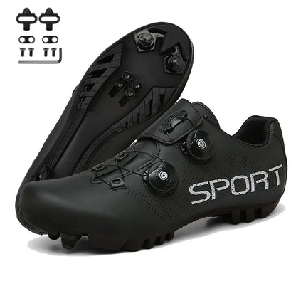 2025 Cycling Sneakers MTB with Cleats Men Carbon Sports Speed Bike Shoes Women Mountain Racing Flat SPD Road Cycling Footwear