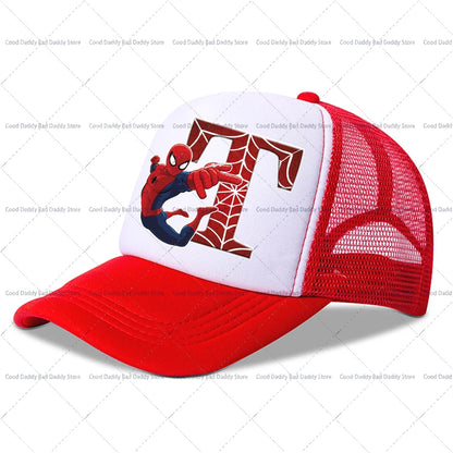 Spiderman Children Baseball Cap Kawaii Cartoon Printed Cap Boys Girls Outdoor Sports Sun Hat Adjustable Peaked Cap Kids Gifts