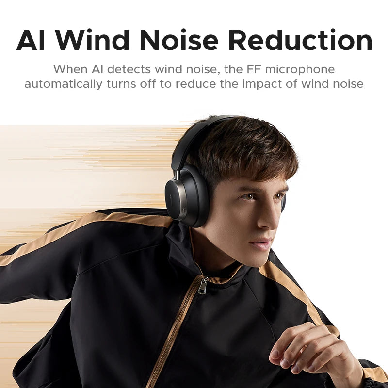 UGREEN Studio Pro Wireless Bluetooth ANC Headphones 48dB Noise Cancelling Over Ear Hi-Res LDAC 120H Playtime Headset