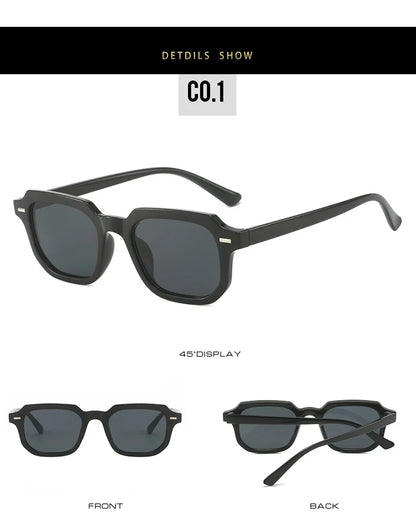 Men's Small Frame Sunglasses Can Customized Prescription Glasses Casual Blue Sunglasses For Travel And Driving