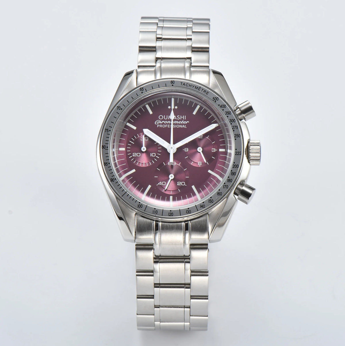 Moons Men's Watch for Man Fashion Quartz Watch Waterproof Chronograph AR Sapphire Glass