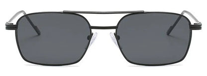 NEW Sun Glasses Unisex Double Beam Anti-UV Spectacles Personality Eyeglasses Simplity Ornamental Alloy Frame Sunglasses