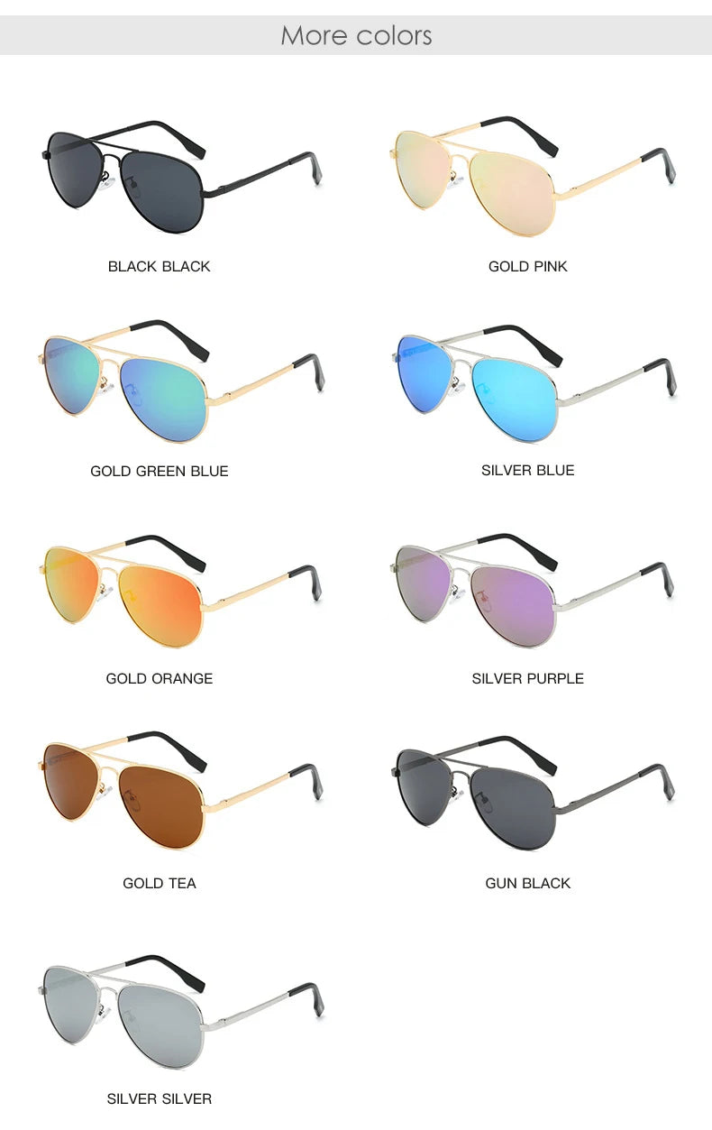 LIOUMO Top Quality Aviation Sunglasses Men Polarized Driving Glasses Women Fashion Pilot Goggles Anti-Glare lentes de sol hombre