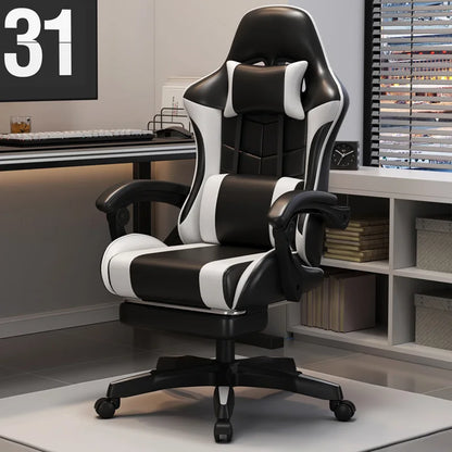 Sedia gaming Sponge per internet café ed esports, sedia da computer per internet café, poltrona da ufficio reclinabile per casa, comoda e girevole