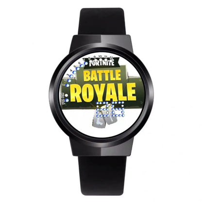 Fortnite часовник със сладък моден Cartoon дизайн, персонализиран Kawaii LED сензорен нощен часовник, ученически електронен часовник, подарък за приятели