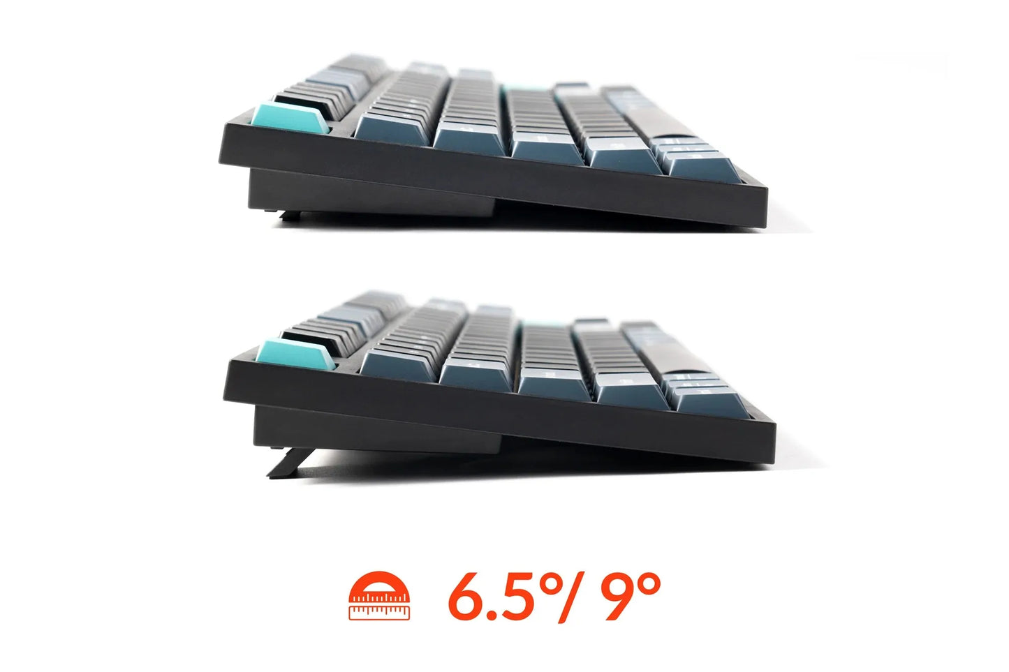 Keychron B33 Wireless Keyboard 80% TKL Layout Scissor Mechanism Switch Silent Typing 2.4G and Bluetooth Connection