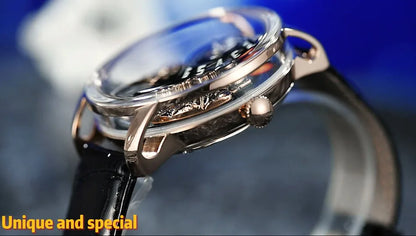 2025 PINDU Design Men Wristwatches Top Brand Luxury Robot Astronaut Space Series Watch Men Sapphire Luminous Waterproof Watches