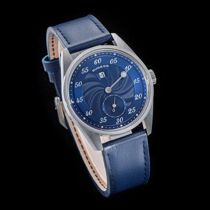 Sugess Mens Watch Automatic ST1721 Movement Aventurine Mechanical Wristwatches Hardlex Glass Fashion Simple Business Clock S451