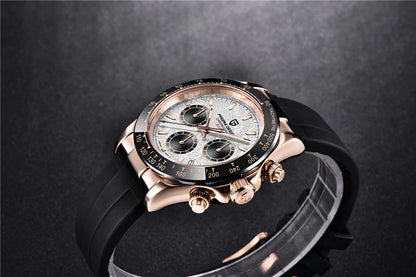 PAGANI DESIGN V2 40MM Meteorite dial Men Quartz Watches Sapphire Retro Chronograph  Waterproof Watch For Men Reloj0 hombr