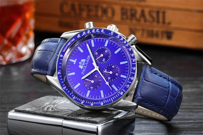 PAULAREIS P Brand Luxury Men Mechanical Watches Calendar Business Watch Mens Sports Waterproof Stainless Steel Automatic Watches