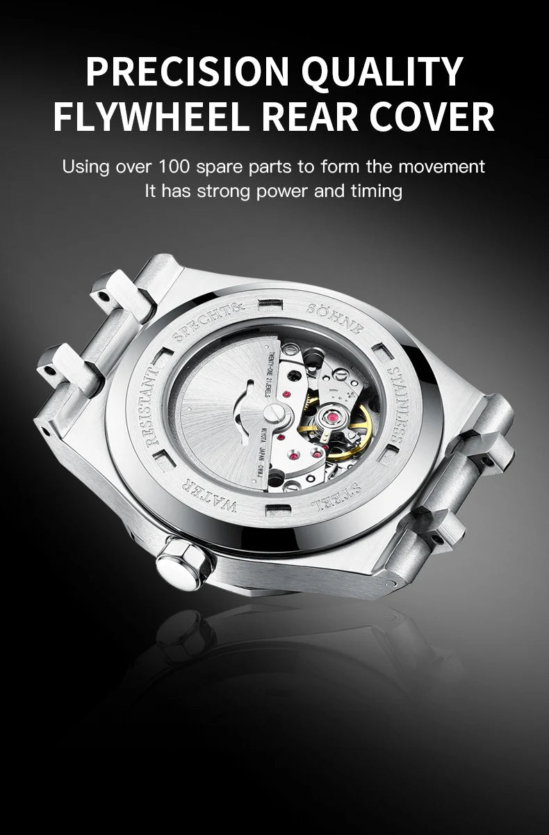 New Arrivals Specht & Söhne Dive Watch 40MM Miyota 8215 Automatic Mechanical Watches For Men Octagon Bezel Steel Reloj Hombre