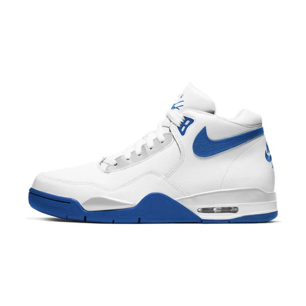 Nike Flight Legacy Mid-Top Retro Basketball Shoes with Slip-Resistant, Durable, and Cushioned Construction - Unisex BQ4212-103