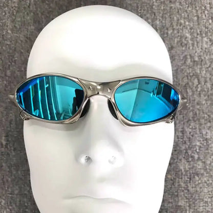 MTB Man Polarized Sunglasses Cycling Glasses UV400 Fishing Sunglasses Metal Bicycle Goggles Cycling Eyewear Riding Glasses H8-3
