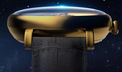 Shanghai The Bund Sky Dome Series Men's Mechanical Watch 42mm Center Flywheel Automatic Watch Limited Edition Brand Watches 865