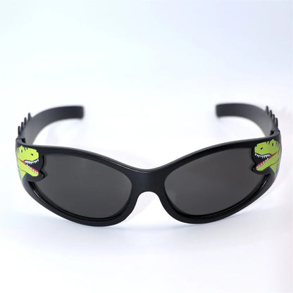 KLASSNUM summer new fashion cute Dinosaur children sunglasses 2026 girls boys birthday party decoration glasse uv400 oculos