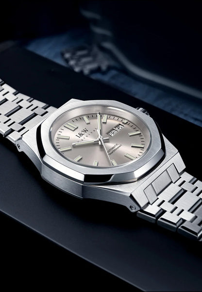 Montre mécanique pour homme CARNIVAL – Montre-bracelet automatique de luxe, verre saphir, mouvement MIYOTA, étanche jusqu'à 50 m