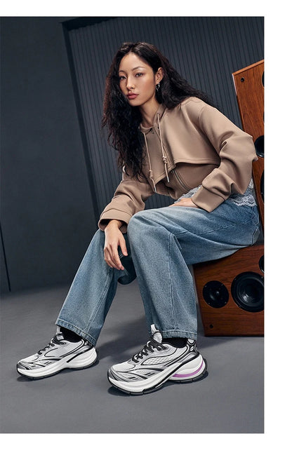 Xtep Basque 3 For Male Sneakers Retro Fashion Breathable  Luxury Height-Increasing Sports Shoes 2026 Spring 874219320001