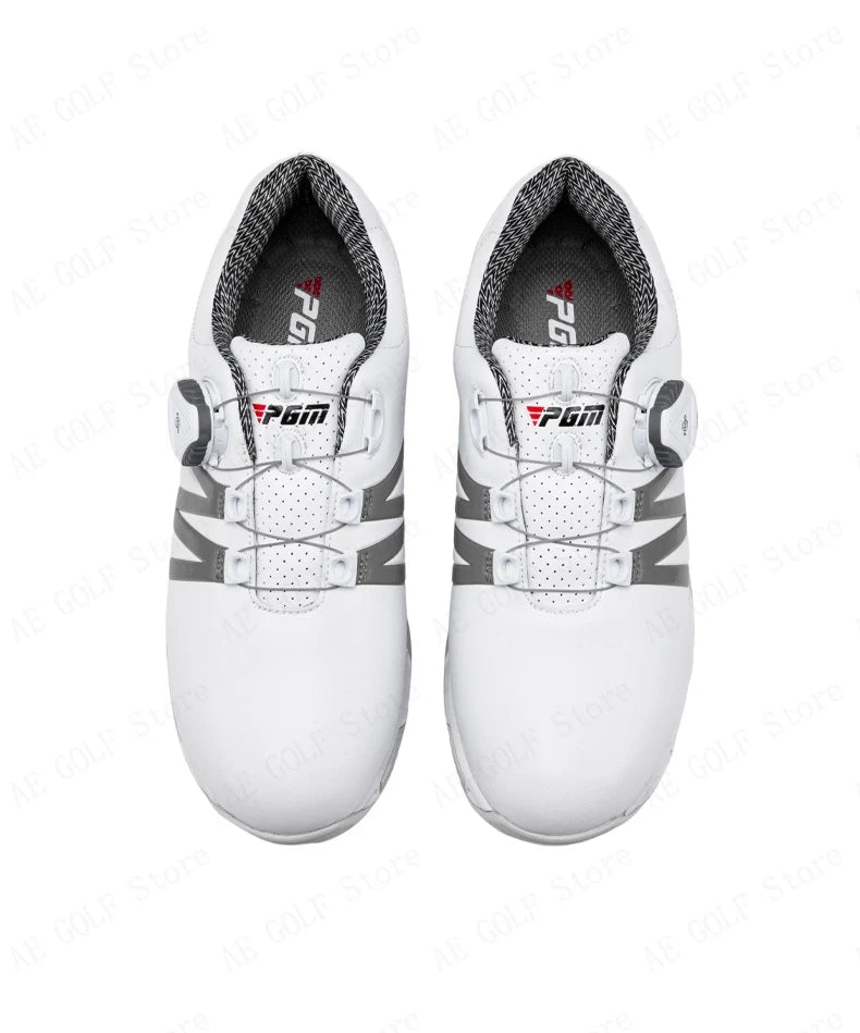 PGM Boys Girls Golf Shoes Light Weight Soft and Breathable Waterproof Anti-slip Universal Outdoor Sports Shoes XZ127