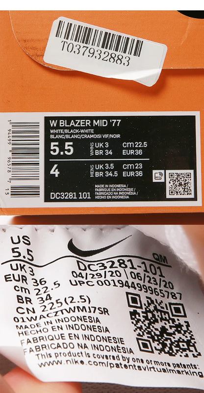 Nike Authentic BLAZER MID '77 Dámske voľnočasové tenisky DC3281-101