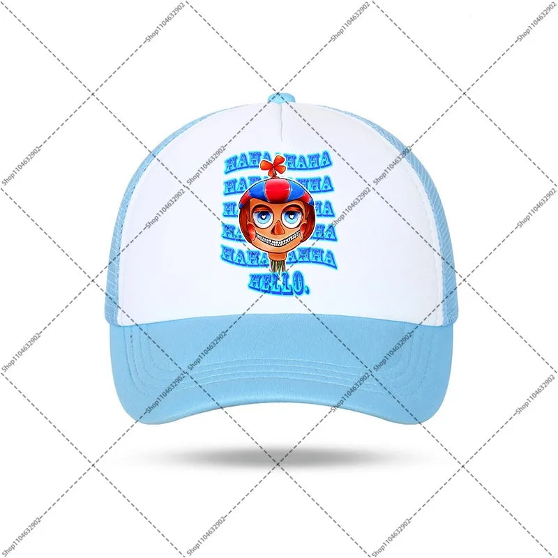 FNAF Baseball Cap Five Nights At Freddys Unisex Sun Hats Cartoon Anime Printed Hat Boys Girls Fashion Caps Birthday Party Gifts