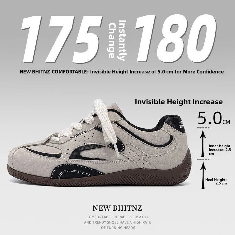 Men's Lightweight Comfortable Soft Bottom Casual Versatile Deqin Shoes Breathable Anti-Slip Wear-Resistant Flat Heel Sports Shoes