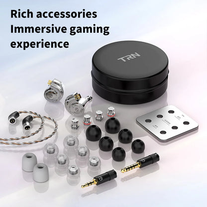 Monitores intraaurales TRN Conch Lucky Bag – Auriculares HiFi con cable, dinámica de diamante DLC y filtros de boquilla de afinación para Xiaomi