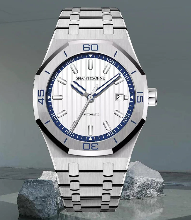 New Arrivals Specht & Söhne Dive Watch 40MM Miyota 8215 Automatic Mechanical Watches For Men Octagon Bezel Steel Reloj Hombre
