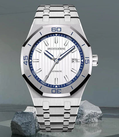 New Arrivals Specht & Söhne Dive Watch 40MM Miyota 8215 Automatic Mechanical Watches For Men Octagon Bezel Steel Reloj Hombre