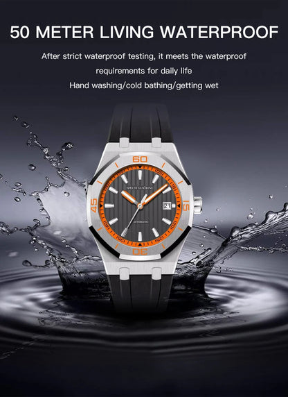 New Arrivals Specht & Söhne Dive Watch 40MM Miyota 8215 Automatic Mechanical Watches For Men Octagon Bezel Steel Reloj Hombre