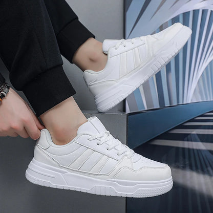 Plus Big Size 50 51 52 Mens Leather Sneakers Casual Sports Shoes Flat Skateboard Shoes For Dropshipping