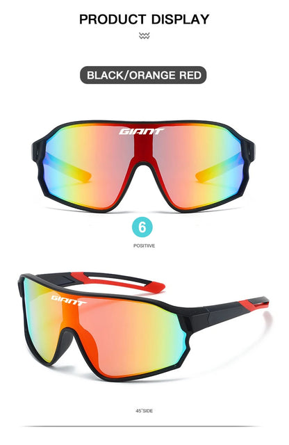 GIANT Cycling Glasses men and women UV400 Anti Fog HD REVO Lenses CE/ANSI Certified Cateye Design MTB/Road Bike