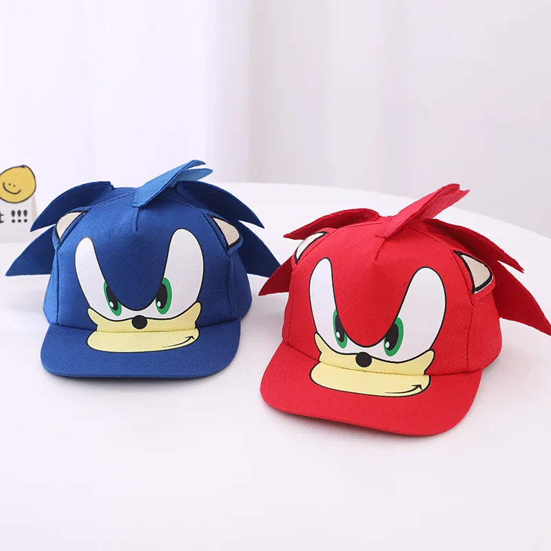 New Sonic The Hedgehog Shadow Sonic Mouse Hat Supertone Mouse High End Embroidery Sun Hat Kids Gifts Baseball Cap Fashion