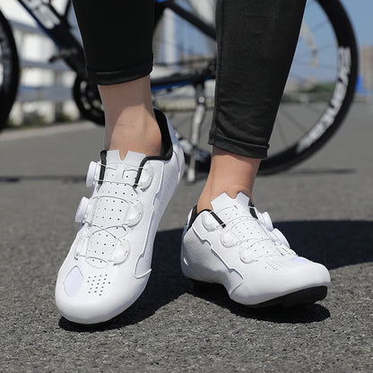 Mountain Bike Shoes Mens Cycling Shoes Quick Ratchet Buckle Compatible with SPD System Pedal for Indoor Outdoor Women MTB Shoes