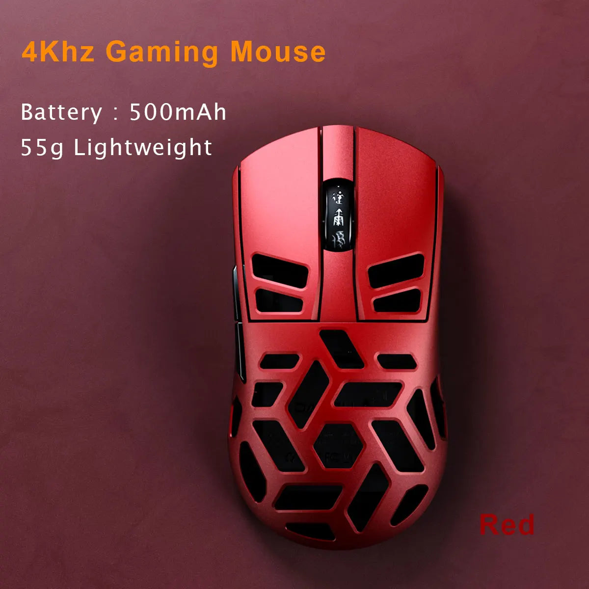 Ratón gaming inalámbrico DAREU Al-mg trimodo 8Khz PBT con carga rápida, PAW3950, 30000 DPI, ligero, para PC gamer