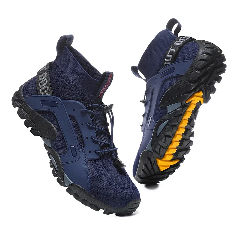 39-47 Size Men's Aqua Shoes Anti-Slip Male Sneakers Mountain Hiking Shoes Quick-Drying Water Shoes Soft Men Casual Sneakers 2024