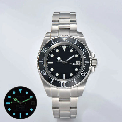 44mm High-end Men's Watch NH35 Mechanical Watch Automatic Movement Watch Sapphire Glass Stainless Steel Waterproof Watch