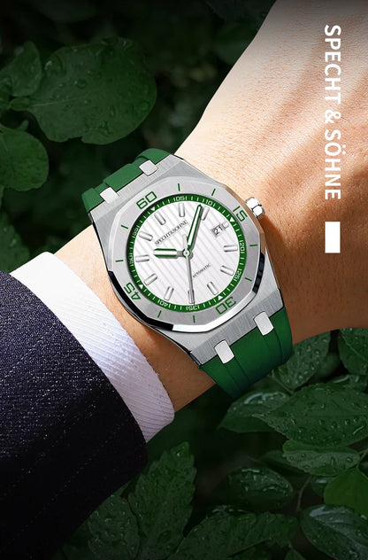 New Arrivals Specht & Söhne Dive Watch 40MM Miyota 8215 Automatic Mechanical Watches For Men Octagon Bezel Steel Reloj Hombre