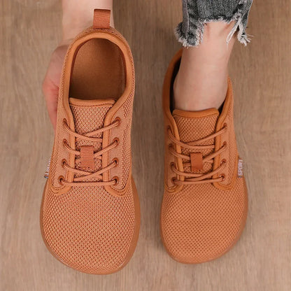 Women's Walking Flat Shoes Soft Mesh Suitable for Travel Wide Fit Lightweight Support Fitness and Leisure Sports Shoes for Men