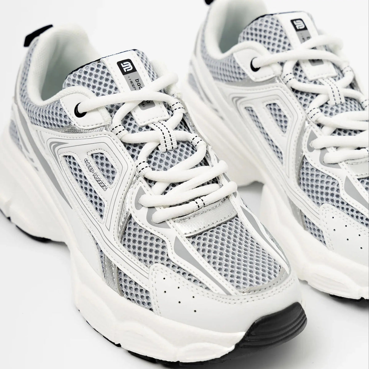 Chaussures de course pour femme Baasploa : baskets de jogging légères et tendance en mesh, antidérapantes, pour femme, d'extérieur, respirantes, colorées et décontractées